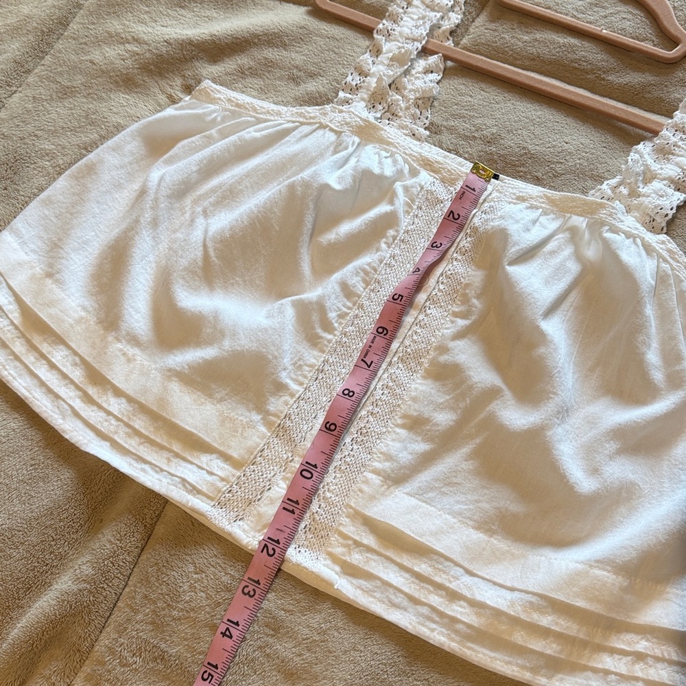 H&M White Lace-Trim Button Front Camisole - Picture 9 of 10
